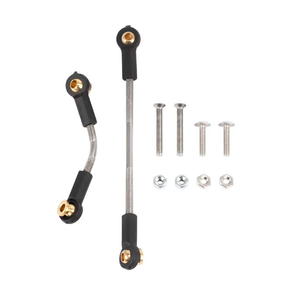 Adjustable Pull Rod for WPL B1 B14 B24 C14 C24 1/16 1 Set Metal Steering Pull Rod Remote Control Car Upgrade Part Accessories