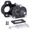 Performance Carbon Fiber Portal Transmission 48Pitch Tiny Gearbox for 1/10 LCG Chassis Cheater Rigs Upgrade Parts view 1