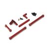 Adjustable Pull Rod for HuanSu 1/14 14321 for JJRC C8802 YDJ-D879 Metal Upgraded Steering Rod Remote Control Car Parts Accessories(Red) view 1