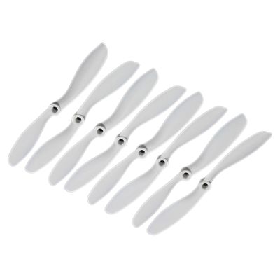 10pcs Propeller Suitable for Rctimer 8 x 4.5 Inch 8045 8 x 4.5 Inch CW CCW Props White 8 Inch Pro Suitable for FPV Multi-Rotor Quadcopter