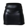 1:12 Action Figure Clothes Faux Leather Mini Skirt for 6" Female Dolls, Trendy Skort Costume Accessory view 1