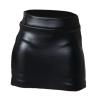 1:12 Action Figure Clothes Faux Leather Mini Skirt for 6" Female Dolls, Trendy Skort Costume Accessory view 3