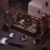 1/64 Diorama Garage, Car Auto Repair Garage Diecast Car Display Base with Figures & Accessories & LED Lighting, Miniature Workshop Building Scene for Collectors view 2