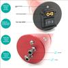 High Flow Electric Fuel Transfer Pump for DLE, Dual-Port 12V DC for RC Airplane Helicopter Gas Engine, Fast Charging Oil Pump view 3