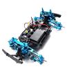 RC Accessories Compatible with MJX for Hyper Go 16207 16208 16209 16210 Remote Control Car Upgrade Parts Metal Steering Rod Steering Linkage(Blue) view 2