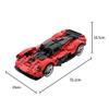 AxiomBricks MOC-218984 1/8 Scale Super Car Building Blocks Set, MOC Sport Racing Car Model, Construction Collection Display Model for Adults Collectors (3031PCS/Static Version) view 3