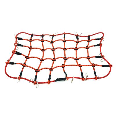 1/10 RC Elastic Luggage Roof Rack Net with Hook for Traxxas TRX4 D90 for Axial SCX10 RC Car Replacement
