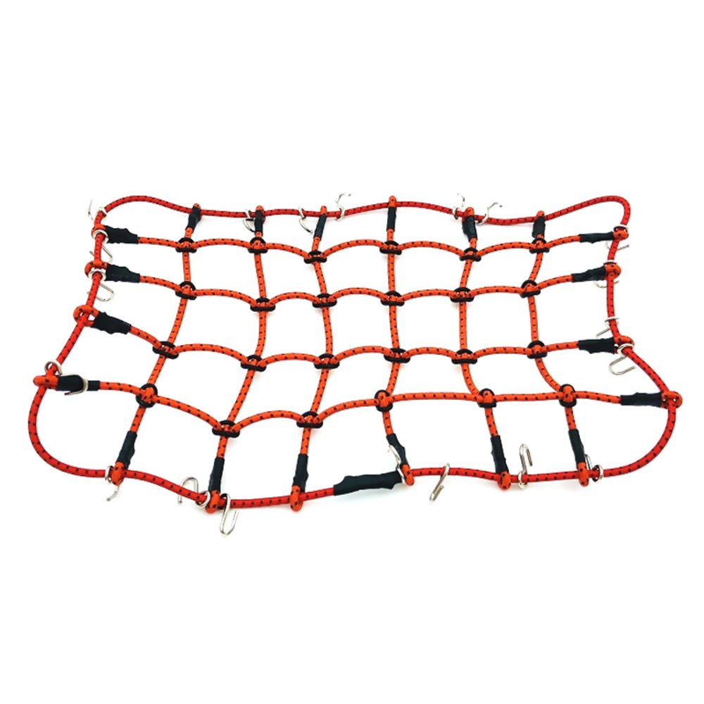 1/10 RC Elastic Luggage Roof Rack Net with Hook for Traxxas TRX4 D90 for Axial SCX10 RC Car Replacement