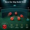 YNJHOENG Craps Table Top Game Set, Green view 4