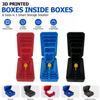 3D Printed Boxes Inside Boxes, Annoying Gift Box, Annoying 7 Layer Nested Gift Box, Prank Gift Box, Reusable Prank Gift Packaging for Birthday, Christmas & Fun Party Game (Red, Large) view 4