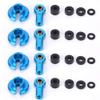 AQFNEB Link Rod End Ball Joint for 1/10 ECX 2WD RC Car, Aluminum Alloy RC Spare Parts with Anodized Surface, CNC Precision Machined Upgrade Accessory for Hobby RC Vehicles (Blue ECX1038B) view 1