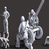 Black Snake 1/35 French Army Mortar and Artillery Group Pack Resin kit 3D Printed Scale Model/Replica view 3