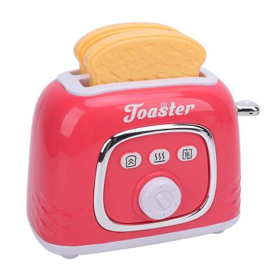 Eacam Kids Play Toaster Bread Maker Toy for Children Kitchen Appliance