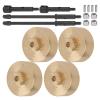 SPYMINNPOO Brass counterweight, Shockproof high compressive Strength axle Set with Upgraded Performance, for Axial SCX24 90081 1/24 RC car view 2