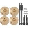 SPYMINNPOO Brass counterweight, Shockproof high compressive Strength axle Set with Upgraded Performance, for Axial SCX24 90081 1/24 RC car view 4
