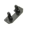 RC Upgrades for Axial for SCX10 1/10 Metal Servo Mount Carbon Plate RC Crawler Car Truck Replacement Parts Accessories view 1