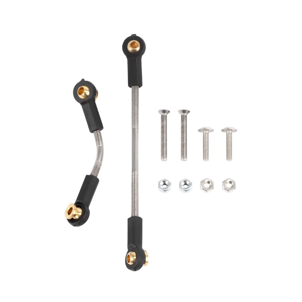 Adjustable Pull Rod for B1 B14 B24 C14 C24 1/16 1 Set Metal Steering Pull Rod Remote Control Car Upgrade Part Accessories