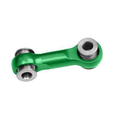 Adjustable Pull Rod for TRAXXAS for Mini for Maxx Monster Truck 107154-1 RC Cars Upgrade Parts Metal 7075 Alloy Steering Drag Link Tie Rod 10743(Green)