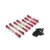 Adjustable Pull Rod for SuBo 1/12 BG1513 BG1518 Metal Upgrade Retrofit Adjustable Pull Rod Remote Control Car Parts Accessories(Red) view 2