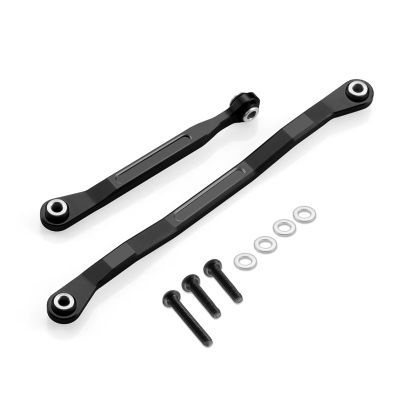 Adjustable Pull Rod for HPI Venture 1/18 Aluminum Alloy Steering Link Linkage Rod Remote Controls Car Upgrade Accessories Parts(Black)