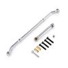 Adjustable Pull Rod for Axial for SCX10 1/10 Aluminum Steering Linkage Link Arm Set Remote Control Crawler Car Accessories Truck Spare Parts(Silver) view 1