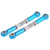 Adjustable Pull Rod for 94111 94188 CNC Machined Aluminium Alloy Steering Rod RC Linkage Servo Replacement Accessory Car Upgrade Parts(Blue) view 1