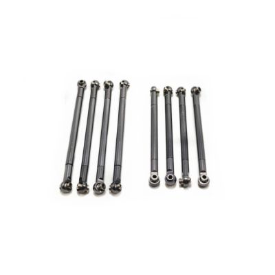 Adjustable Pull Rod for MN86 MN86s for MN128 Metal Link Rods 6pcs Set Remote Control Car Upgrade Modifications Parts Accessories(Gray)