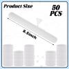 YSBJKWCF Silicone Slap Bracelets for Kids - Bulk DIY Craft Project Party Favors, Customizable Snap Bands for Birthdays, Halloween, Christmas, Classroom Prizes & Holiday Gifts (36, White) view 2