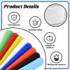 YSBJKWCF Silicone Slap Bracelets for Kids - Bulk DIY Craft Project Party Favors, Customizable Snap Bands for Birthdays, Halloween, Christmas, Classroom Prizes & Holiday Gifts (36, White) view 3