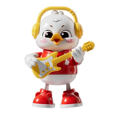 Dancing Space Duck Toy, Safe and Friendly Design, 15x10.8x20.7cm, Electric Duck with Music and LED Lights, Interactive Musical Toys, Portable Design, for Travel Daycare Preschool