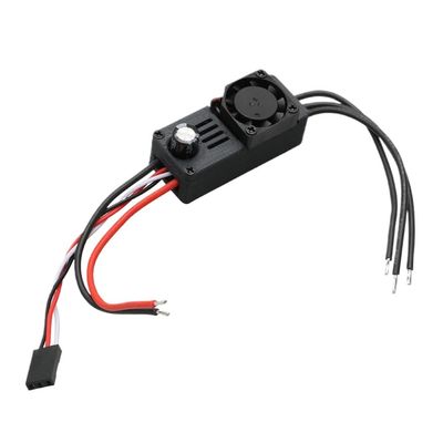1PC 2-4S 40A 32-bit ESC AM32 Speed Controller Onboard 5V2A BEC with Heat Dissipation Fan Support PWM Compatible with Drone RC Crawler(AM32 ESC)