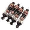 4PCS RC Car Shock Absorber, Aluminum Alloy Plastic Damper Suspension for 1/18 High Speed RC Car, 16mm Diameter Oil - Filled Shock with Adjustable Preload, Finish view 2