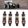 4PCS RC Car Shock Absorber, Aluminum Alloy Plastic Damper Suspension for 1/18 High Speed RC Car, 16mm Diameter Oil - Filled Shock with Adjustable Preload, Finish view 4
