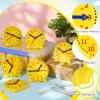 Batiyeer 38 Pcs Time Teaching Clock Kit with Storage Box for Kids 4.7" Mini Geared Clock Toy Bulk Classroom Set for Teaching Time Resources view 3