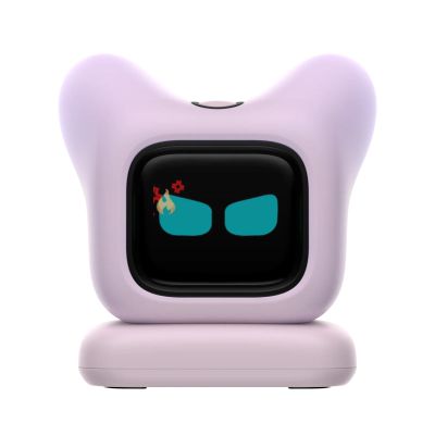 AI Chatbot Robot | Voice Control,Smart Electronic Pet,Companion with Emotional Interaction,Interactive Desk Robot Gift (Pink)