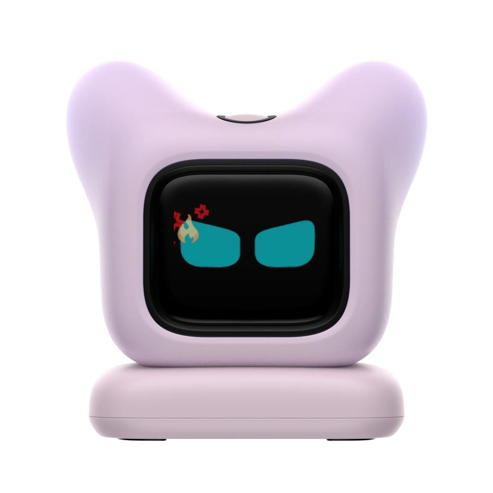 AI Chatbot Robot | Voice Control,Smart Electronic Pet,Companion with Emotional Interaction,Interactive Desk Robot Gift (Pink)