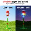Upgrade Bubble Machine Street lamp, Rechargeable Automatic Standing Bubble Maker with Light Music, 3-Level Adjustable Heights for Outdoor Garden, Patio, Wedding, Party and Event Decor (Pink) view 4