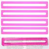 Falzqq 4PCS Mahjong Line Finder, Beginner Mahjong Rules Reader, Mahjong-Card Line Guide Rules Reader, Mah Jong Accessories, for Players, Enthusiasts, Beginners and Veterans (Pink) view 1