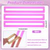 Falzqq 4PCS Mahjong Line Finder, Beginner Mahjong Rules Reader, Mahjong-Card Line Guide Rules Reader, Mah Jong Accessories, for Players, Enthusiasts, Beginners and Veterans (Pink) view 2