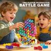 Balance Blocks Game - Wooden Balance Bricks - Interactive Games Building Blocks,for Fine Motor Skills Nursery Home Classroom School Desk view 4