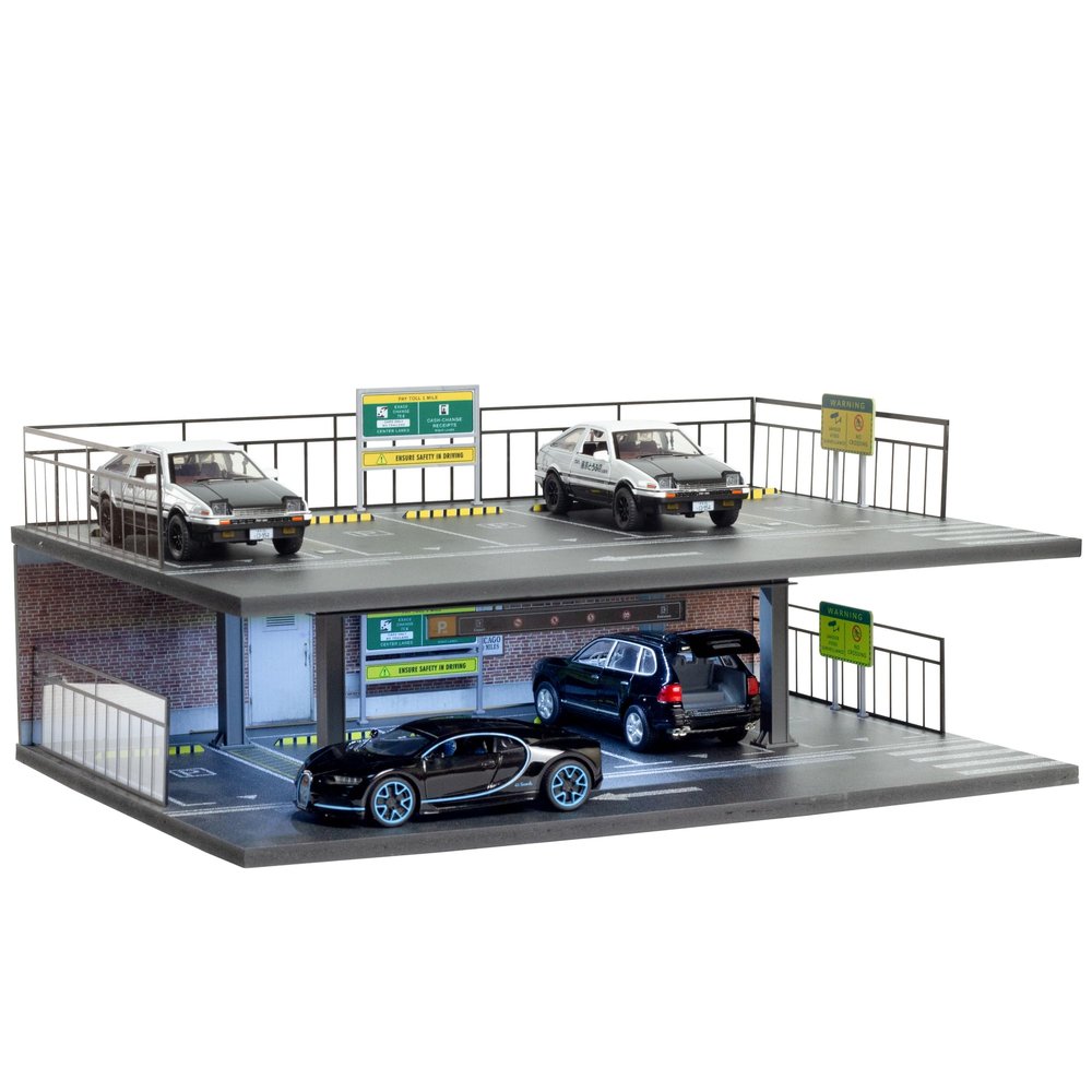 1/32 Scale 2 Layers Cars Display Case for Model Car Display and Storage
