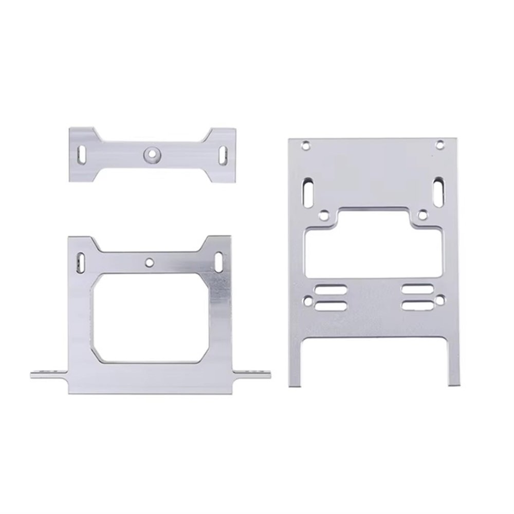 MYHWDRNU RC Car Parts Compatible with WPL B14 B24 B16 B36 C14 C24 1/16 RC Car Metal Beam Rear Bumper Servo Fixed Mounting Bracket Upgrade Parts