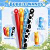 Leitee 36 Pcs Toy Theme Party Favors, Mini Bubble Wands Cartoon Print Bubble Wands for Toy Birthday Party Decoration Goodie Bags Piata Treat Bags Stuffers Prize view 3