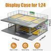 1/24 Scale 2 Layers Cars Display Case for Model Car Display and Storage view 2