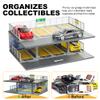 1/24 Scale 2 Layers Cars Display Case for Model Car Display and Storage view 3