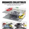 1/24 Scale 2 Layers Cars Display Case for Model Car Display and Storage view 3