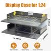 1/24 Scale 2 Layers Cars Display Case for Model Car Display and Storage view 2
