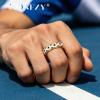 SYDNFZY Soccer Fidget Ring for Adults Stainless Steel Anxiety Relief Jewelry with Football Design for Women, Soccer Gifts for Men, Sport Mom Essentials (Gold, 9) view 3