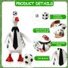 YGEINIT 2026 World Cup Soccer Desk Goose Outfits 7 Inch, Desk Goose Outfits Felt Costume with Soccer, World Cup Decoration for Desktop Goose Statues, Gifts for Soccer Lovers (Trophy) view 3