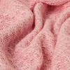 Aerlomi Cooling Cable Knit Toddler Blanket 30"x40", Soft Breathable Baby Blanket Made from Rayon Derived from Bamboo, Lightweight Crib Stroller Nursery Blanket, Light Pink view 4